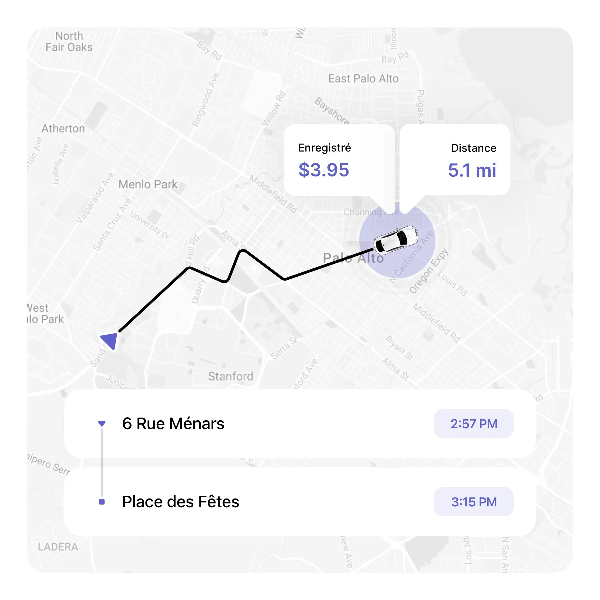 Suivi de kilométrage sur pilote automatique